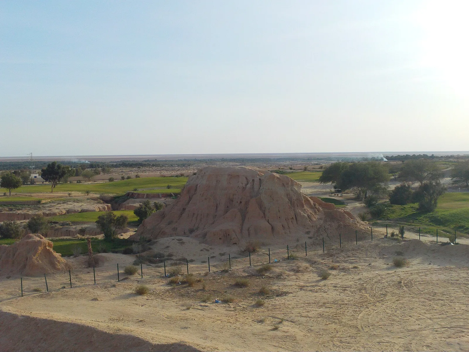 Oasis de Tozeur, désert du Sahara tunisien